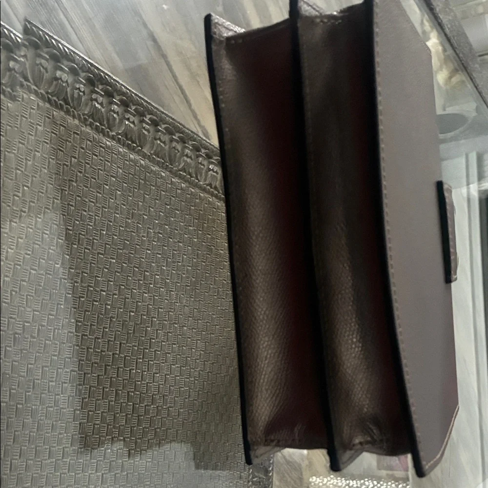 Valentino Pewter Studded Mini Handbag - Picture 3 of 9